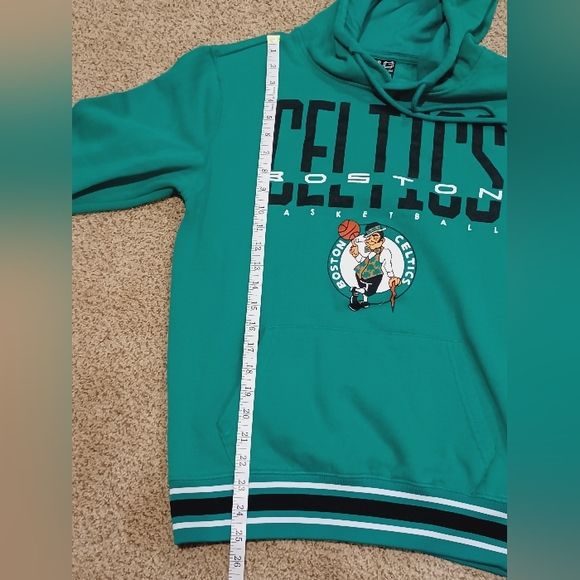 Boston Celtics Green Hoodie Mens Size S - Picture 7 of 8